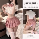 Pink plaid set