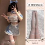 Cute maid outfit + model K's stockings