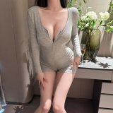 gray jumpsuit