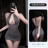 6921183365486 Gray [Bodycon Skirt + T-shirt]