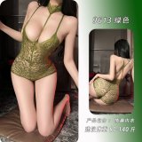 Green + matching stockings
