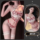Osmanthus fragrance * wine red + white stockings