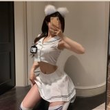 JK style top + skirt + student ID