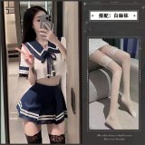 JK uniform + white stockings
