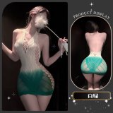 Deadwood hairpin * Green + white bodysuit