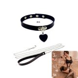 Black (matching socks included) + SM leash neck accessory