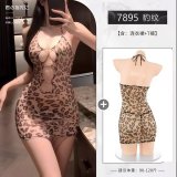 ◆Late Night Temptation◆ Leopard Print [Dress + T-shirt]