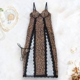 Yellow leopard print