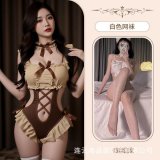 graceful swallowtail butterfly + white fishnet stockings