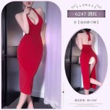 Red (long skirt + T-shirt)