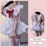 Maid apron + tutu + white headband