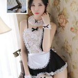 Maid + Black Stockings