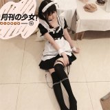 Maid + Black Stockings