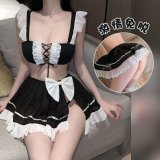 Maid outfit (headband + top + skirt + underwear)