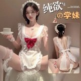 Maid outfit white