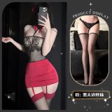 Meimei Snow Bone ~ + Black Boundless Stockings