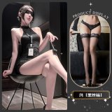 Secret Branch Small Buttocks * Black + Black Stockings