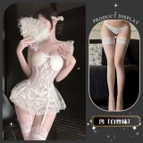Muna Jingjing*White + matching socks