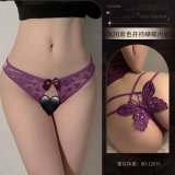 N20☆ Purple Open Crotch Butterfly