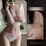 N6☆ Pink halter neck chain underwear