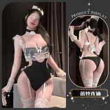Naphthalene matte fabric ~ [Neck ring + headband + bodysuit + sleeves * 2]