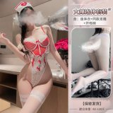 Seductive Nurse Outfit + Open Crotch Bodysuit