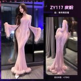 6942508601959◆Night Banquet Enchantress◆Pink 【Single Mesh Dress】