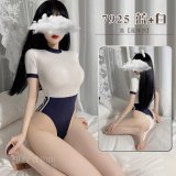 bodysuit + model's stockings