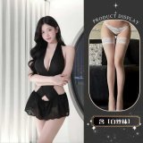 bodysuit + white stockings