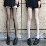 White over-the-knee socks