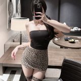 Leopard print (socks not included)