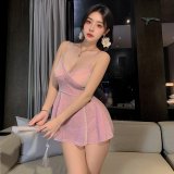 Pink [Slip Dress + Thong]