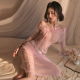 Pink [Cheongsam + T-shirt]
