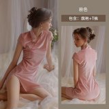 Pink [Cheongsam + T-shirt]