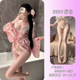 Gradient pink + matching stockings