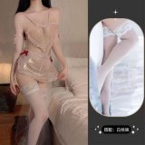 Pink suit + white stockings