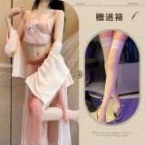 dusty rose color + white stockings