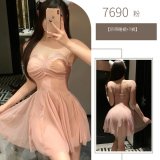 Apricot pink [includes nightgown and thong]