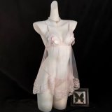 Pink nightgown + T-shirt