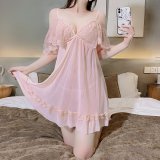 Pink (nightgown + thong)