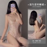 Pink (nightgown + thong)