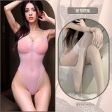Pink and white stockings