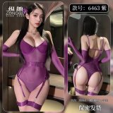 Purple battle robe