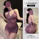 Purple cheongsam