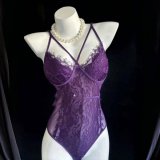 purple bodysuit