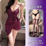 Purple + matching stockings