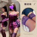 Purple + Purple Stockings