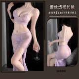 Light purple [top + skirt + T-shirt]