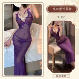 Purple [Sexy Maxi Skirt with Beautiful Hips]
