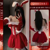 Bunny Christmas Outfit [Dress + 2 Sleeve Covers + Neck Ring + Headband]